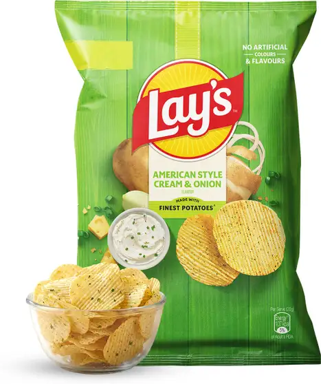 Lay's American Style Cream And Onion Chips