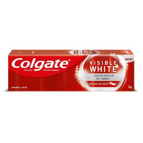 COLGATE VISIBLE WHITE 50GM 99/-