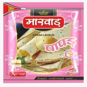 CHANA LAHSUN PAPAD