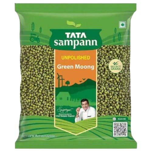 Tata Sampann Unpolished Green Whole Moong 500 g