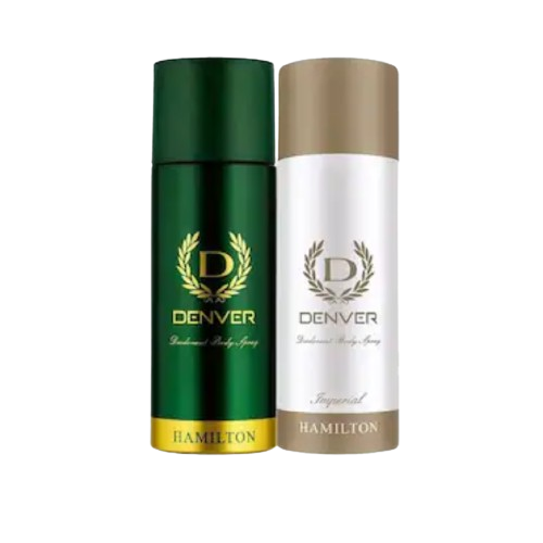 DENVER Deodorant Spray (400 ml, Pack of 2)