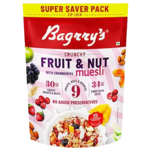 Bagrry's Fruit & Nut Crunchy Muesli With Cranberries 750 g