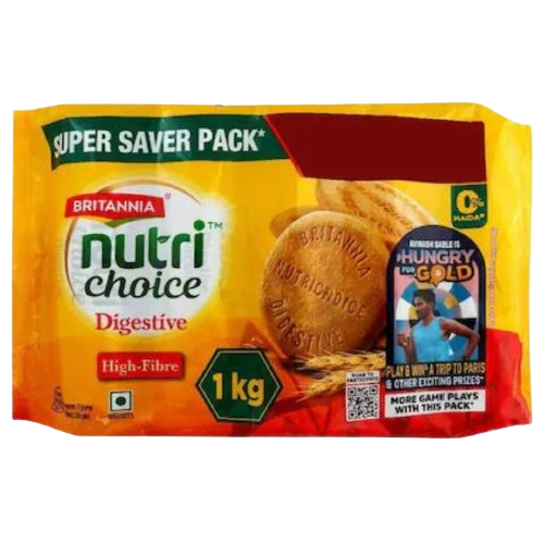 Britannia Nutri Choice Hi-Fibre Digestive Biscuits 1 kg