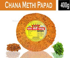 CHANA METHI PAPAD