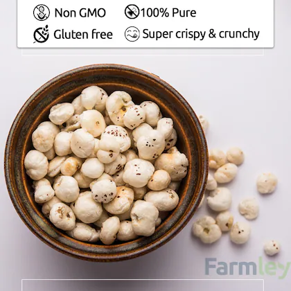 Farmley Handpicked Gold Makhana ( Fox Nuts) 250g - Image 4