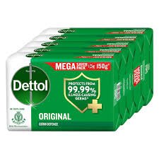 Dettol Soap Org 150*4