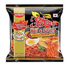 NISSIN HOT &SPICY KOREAN VEG