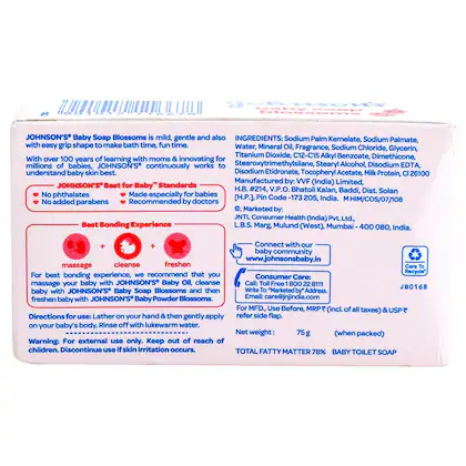 Johnson's Blossoms Baby Soap - Image 2