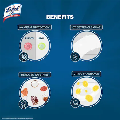 Lizol Citrus Disinfectant Surface Cleaner - Image 9