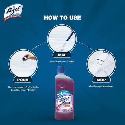 Lizol Lavender Surface Cleaner - Image 5