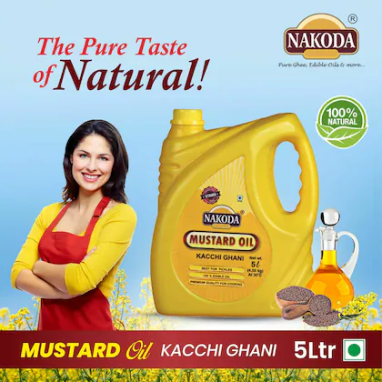 Nakoda Premium Kachi Ghani Oil - Image 2