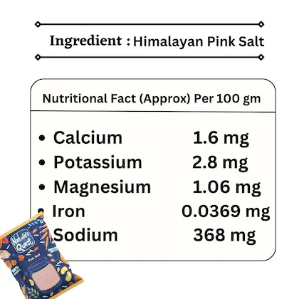 Nature's Quest Himalayan Pink Salt 900 Gms - Image 9