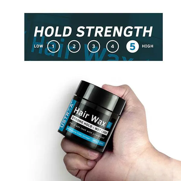 Ustraa Hair Wax for Men - Wet Look 100 gm - Image 5